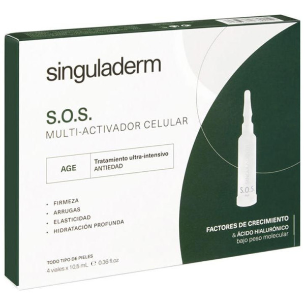 Singuladerm S.O.S Age 4 Viales X 10,5 Ml