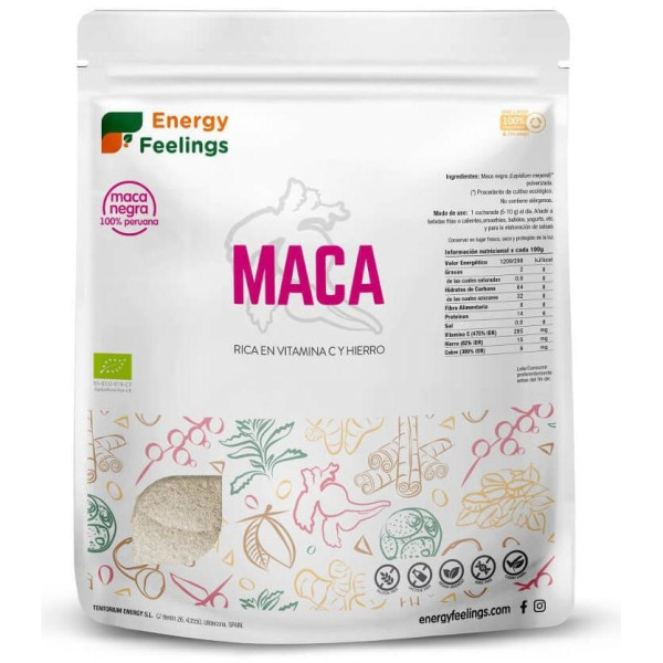 Maca Negra Polvo 1Kg. Eco Vegan Sg
