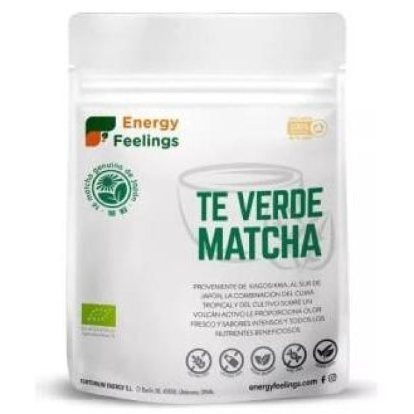 Energy Feelings Te Verde Matcha Polvo Eco Vegan Sin Gluten 100G