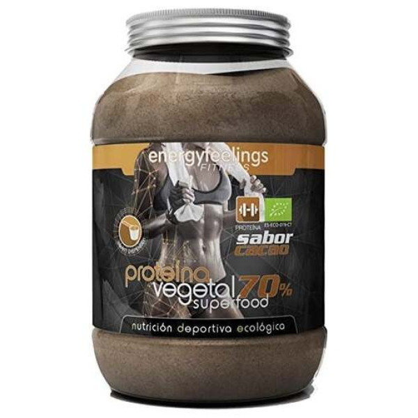 Energy Feelings Proteina Vegana 70% Cacao Eco Vegan 1Kg