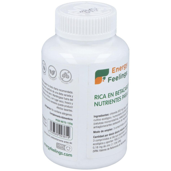 Energy Feelings Chlorella Detox Active 120Compr