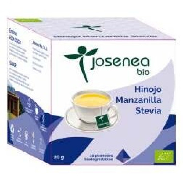 Hinojo-Manzanilla-Stevia 10Piramides Ensobrada Bio