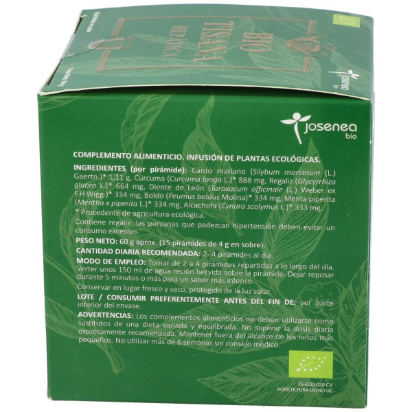 Biotisana Hepatica 15 Piramides Ensobradas