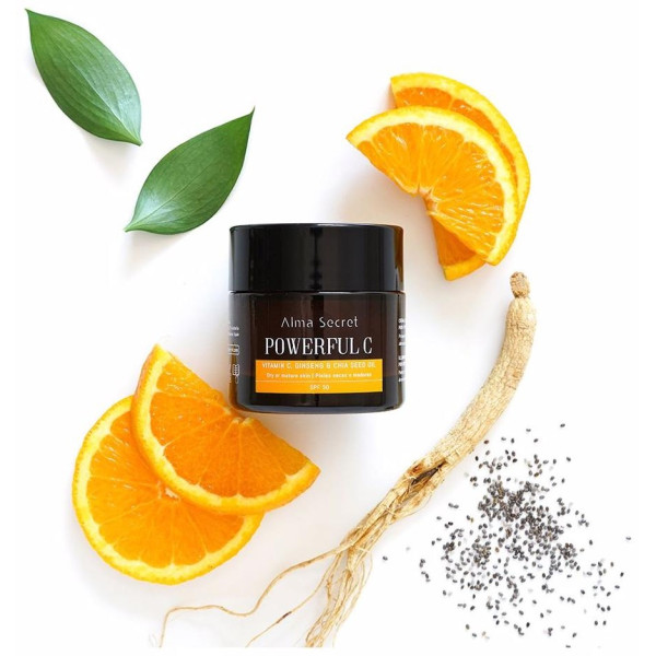 Alma Secret Antiedad Iluminadora Con Vitamina C_ Ginseng Y Chía Spf30 50Ml