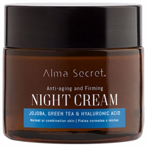 Alma Secret Multi-Reparadora Noche Antiedad Con Jojoba_ Té Verde Y Hialurónico 50Ml