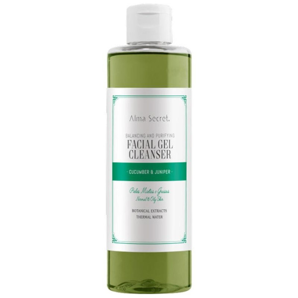 Alma Secret Facial Gel Cleanser Quilibrante Purificante Pepino Y Enebro 200Ml