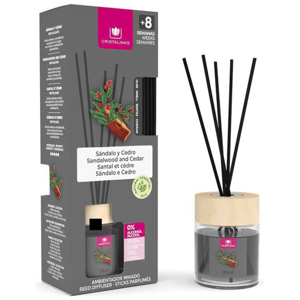 Mikado Ambientador 0% Sandalo-Cedro 35 Ml