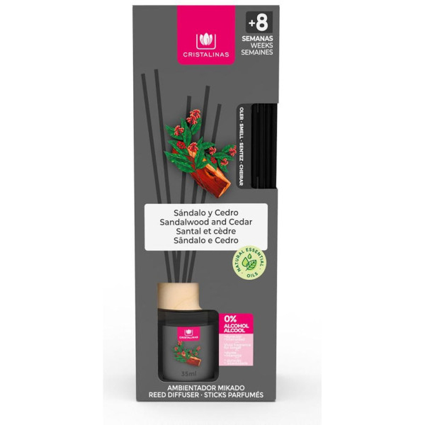 Mikado Ambientador 0% Sandalo-Cedro 35 Ml