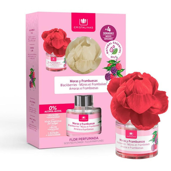 Cristalinas Flor Perfumada Ambientador Moras Y Frambuesas 40Ml
