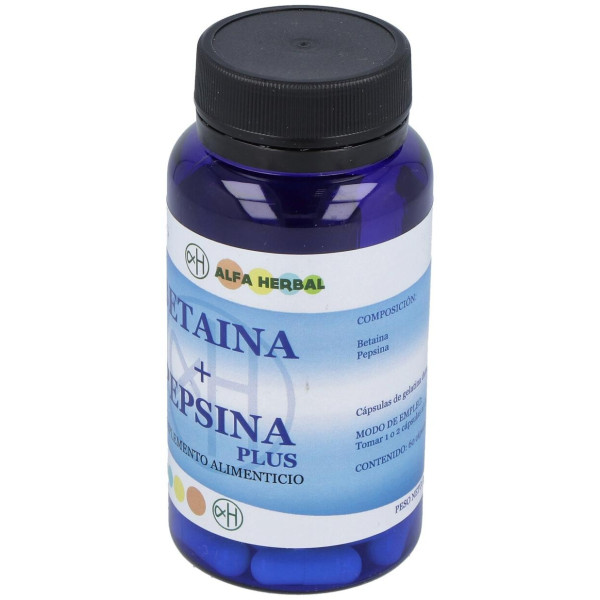 Alfa Herbal Betaina 500+Pepsina 60Caps