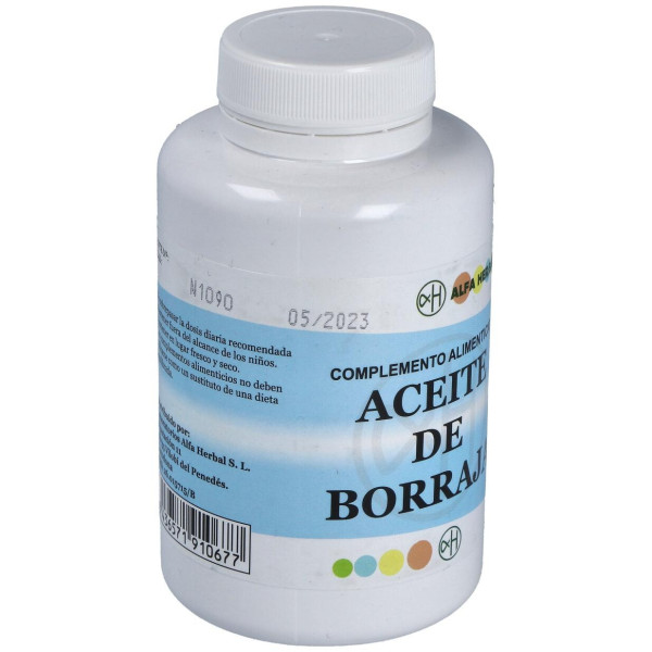 Alfa Herbal Aceite De Borraja 200 Perlas