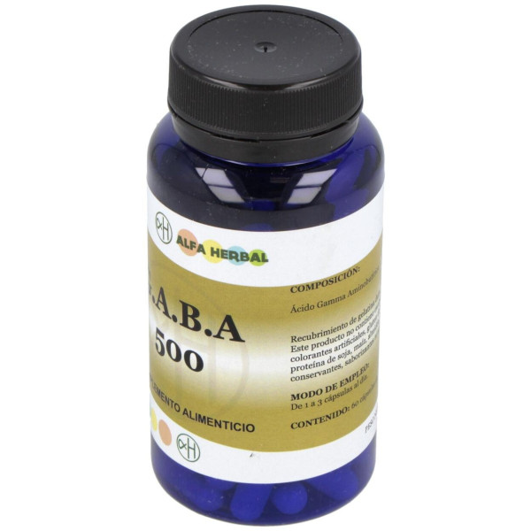 Alfa Herbal Gaba 500Mg 60Caps