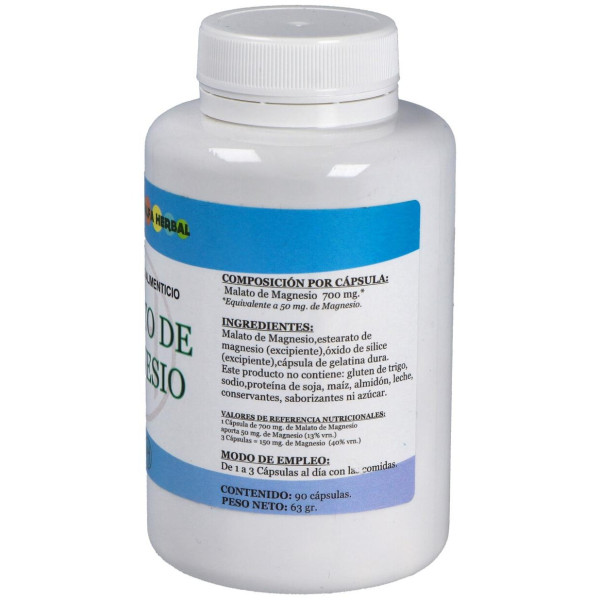 Malato de Magnesio 90caps - Alfa Herbal