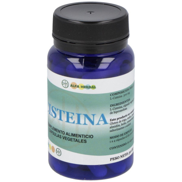 L - Cisteina 60caps - Alfa Herbal