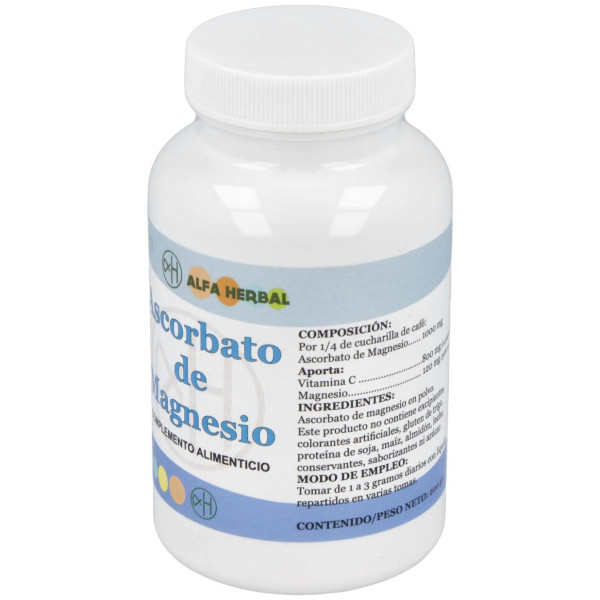 Alfa Herbal Ascorbato De Magnesio Polvo 200G