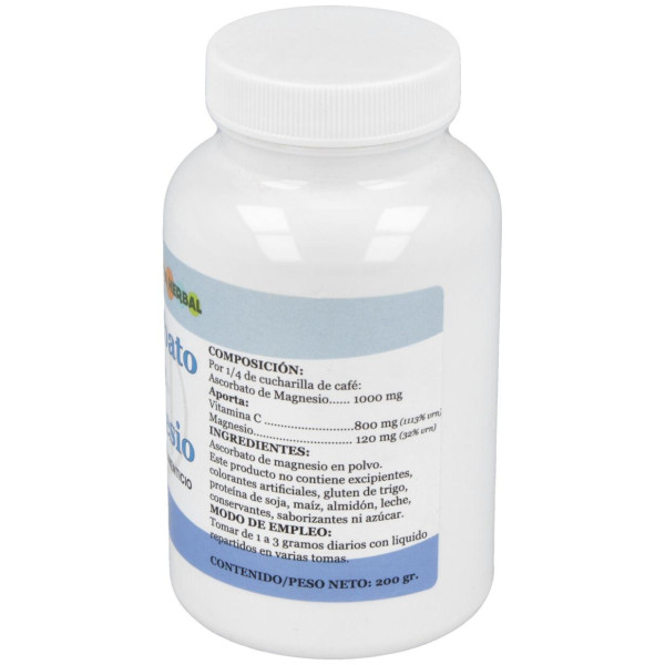 Alfa Herbal Ascorbato De Magnesio Polvo 200G