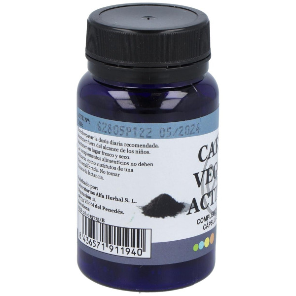 Alfa Herbal Carbon Vegetal Activado 60Caps