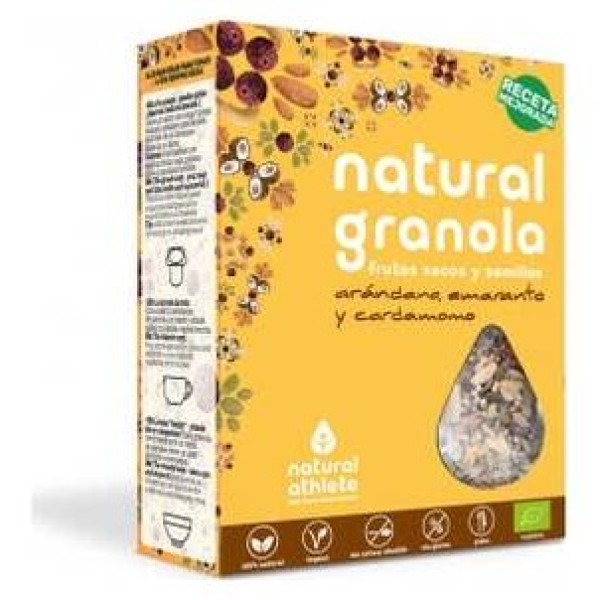 Natural Athlete Granola Arándano Cardamomo Eco 325G