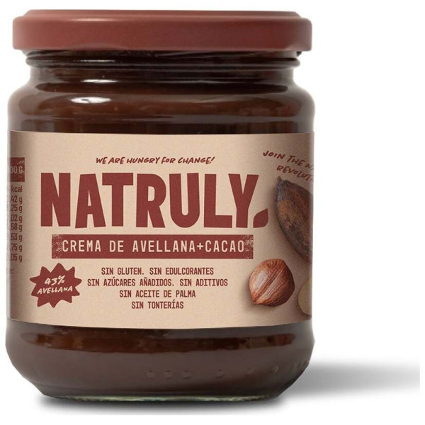 Natruly Crema De Cacao Y Avellanas 43% 300G