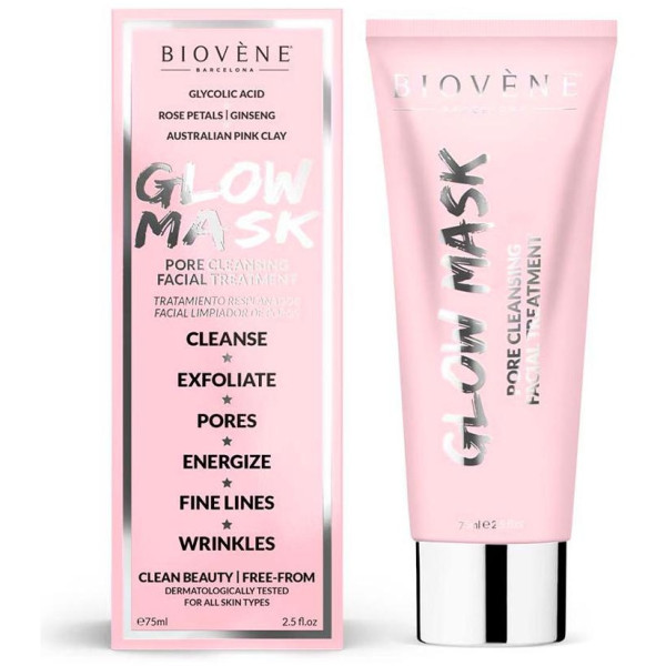 Biovene Glow Mask Pore Cleansing Facial Treatment 75Ml