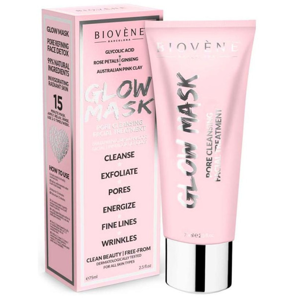 Biovene Glow Mask Pore Cleansing Facial Treatment 75Ml