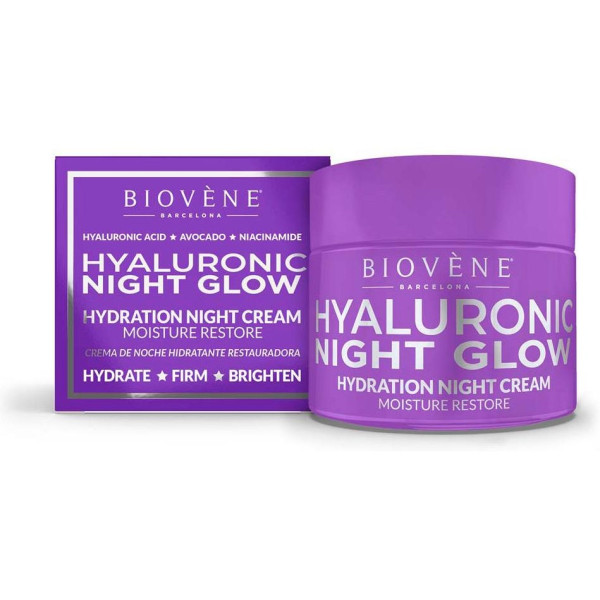 Hyaluronic Night Glow Hydration Night Cream Moisture Restore 50 Ml