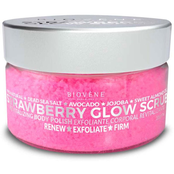 Biovene Strawberry Glow Scrub Revitalizing Body Polish 200G