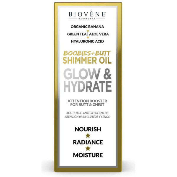 Biovene Shimmer Oil Glow Y Hydrate Boobies Y Butt 30Ml
