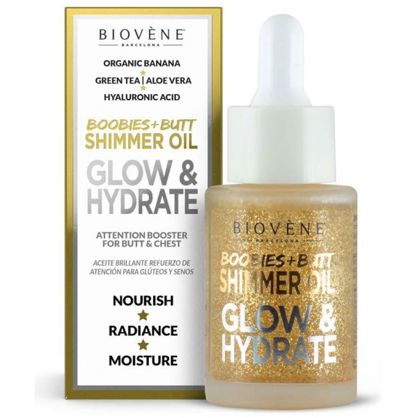 Biovene Shimmer Oil Glow Y Hydrate Boobies Y Butt 30Ml