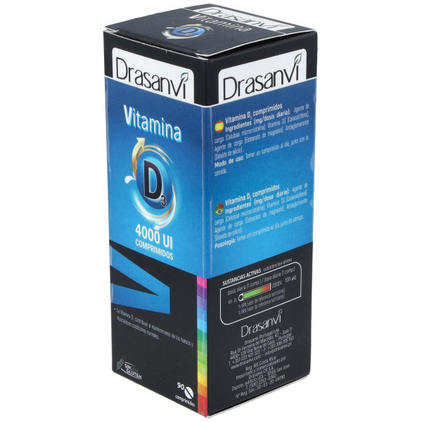 Drasanvi Vitamina D3 4000Ui 90 Comprimidos