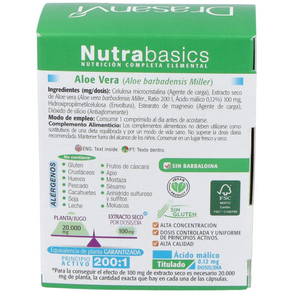 Nutrabasics Aloe Vera 60Comp.