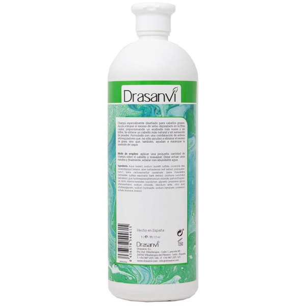 Biotina Y Aloe Vera Champú Cabello Graso 1000 Ml