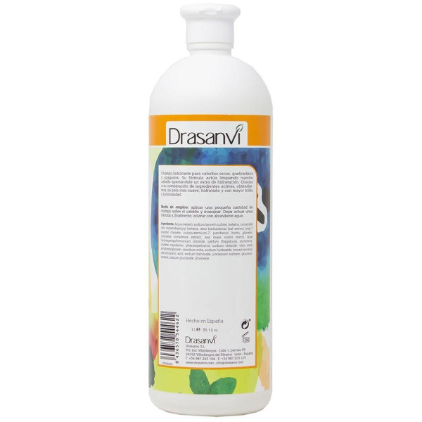 Biotina Y Aloe Vera Champú Cabello Seco Y Apagado 1000 Ml