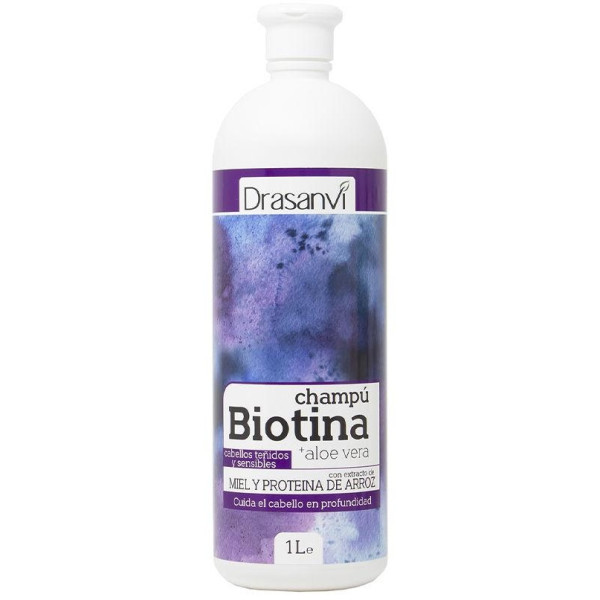 Biotina Y Aloe Vera Champú Cabello Teñido Y Sensible 1000 Ml