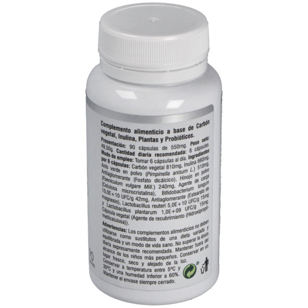 Prisma Natural Carbon Probiotico 550Mg 90Caps