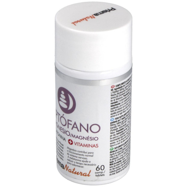 Prismas Natural Triptófano + Magnesio + Melatonina + Vitaminas 60Comp