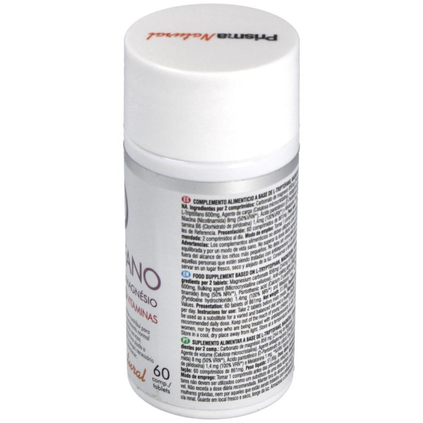 Prismas Natural Triptófano + Magnesio + Melatonina + Vitaminas 60Comp