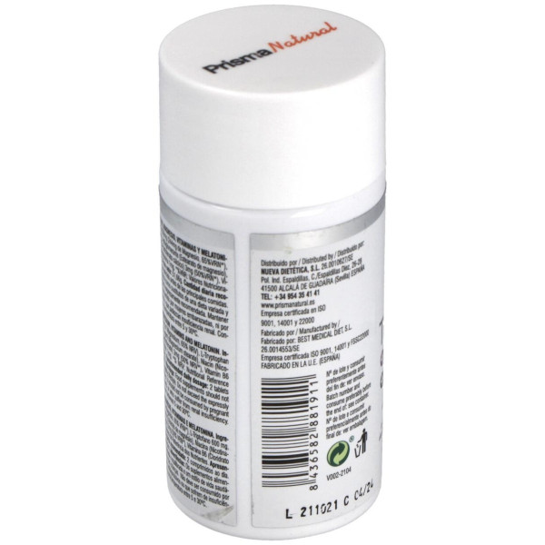 Prismas Natural Triptófano + Magnesio + Melatonina + Vitaminas 60Comp