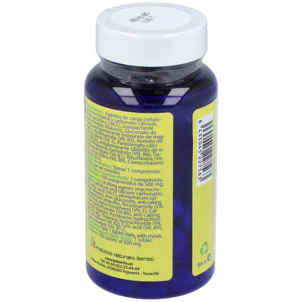 Multivitaminas 500Mg. 100Comp. 2