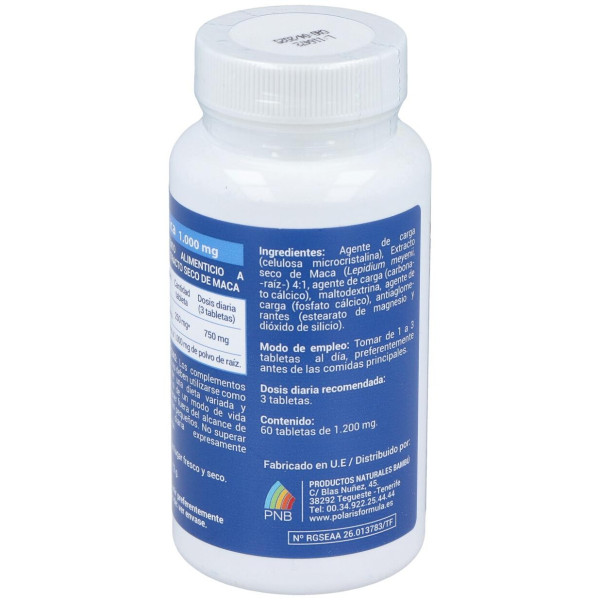 Polaris Maca 1000Mg 60 Tabletas