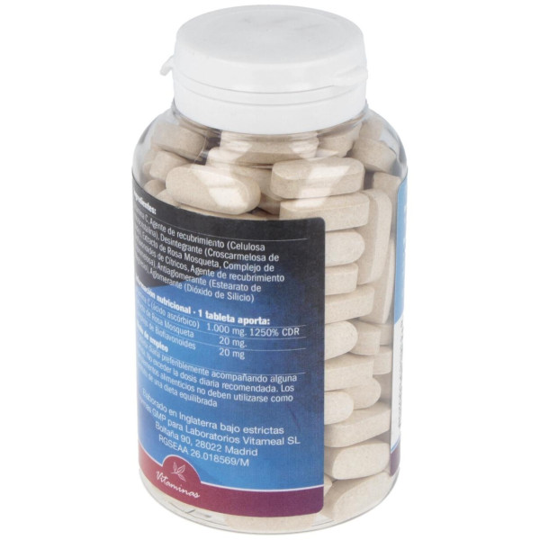 Naturbite Vitamina C Con Rosa Mosqueta 20Mg 180Caps