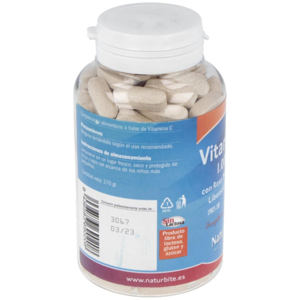 Naturbite Vitamina C Con Rosa Mosqueta 20Mg 180Caps