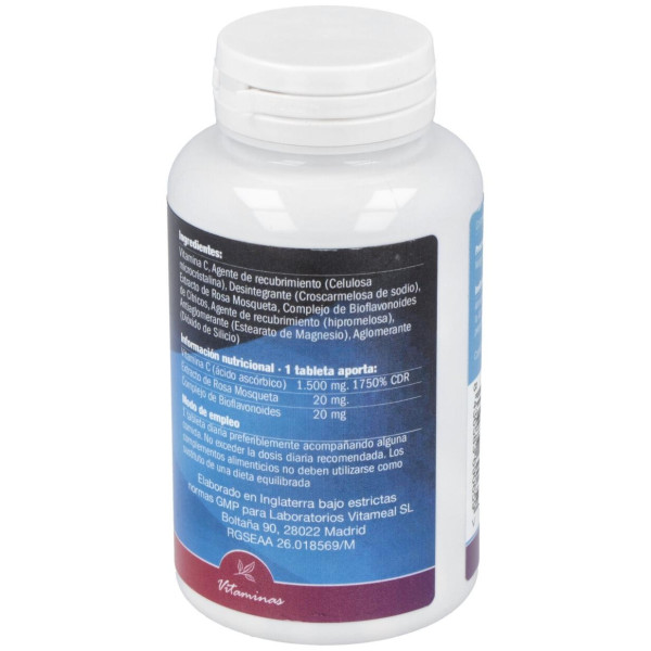 Vitamina C 1500Mg. Con Rosa Mosqueta Lib.S 90Comp.
