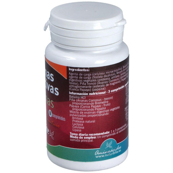 Naturbite Enzimas Digestivas 60Comp