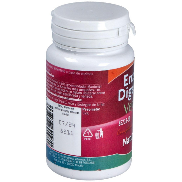 Naturbite Enzimas Digestivas 60Comp