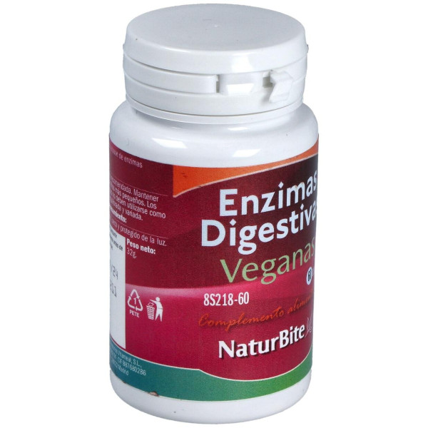 Naturbite Enzimas Digestivas 60Comp