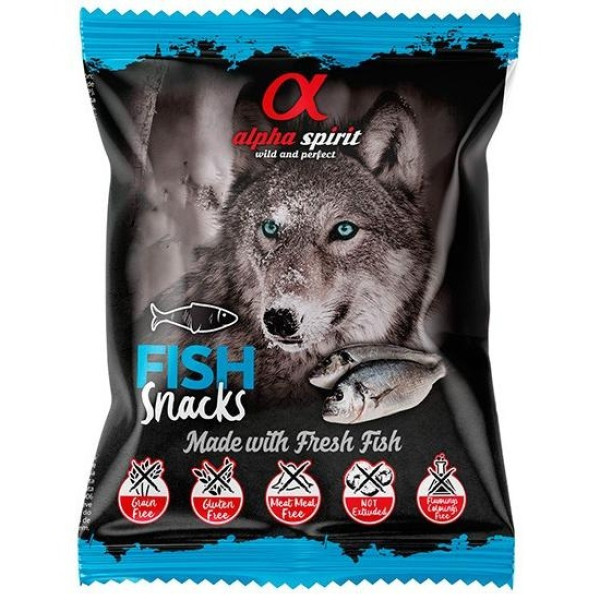 Alpha Spirit Snack Tacos Perro Pescado 50 Gr (24 Uds)