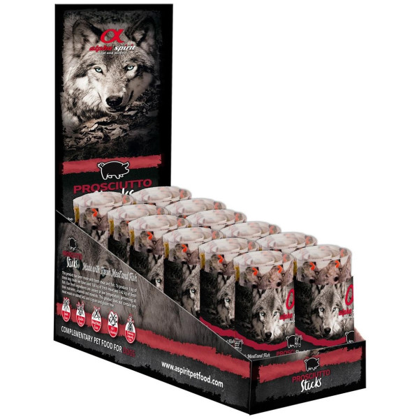 Alpha Spirit Ristra Barritas Jamon 16X10G 12Uds