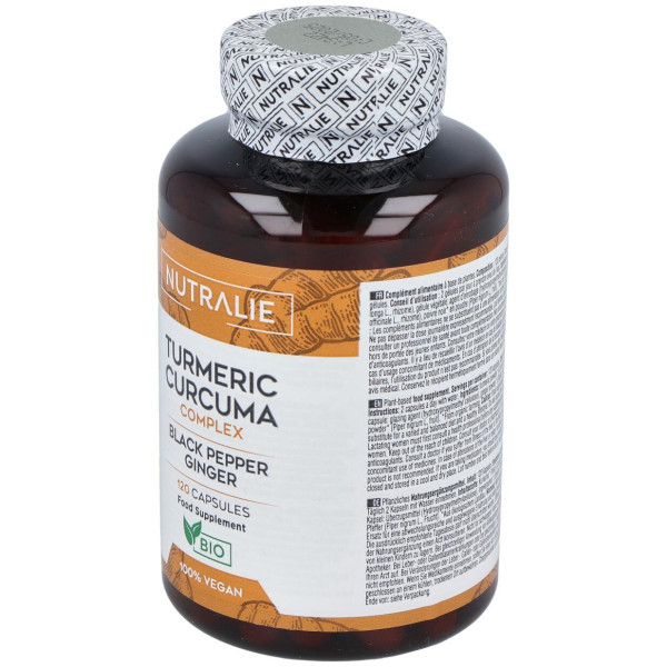 Nutralie Turmeric Cúrcuma Complex 120 Cápsulas
