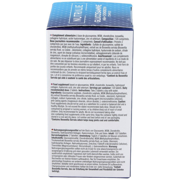 Glucosamina Msm + Condroitina Complex 120Cap.